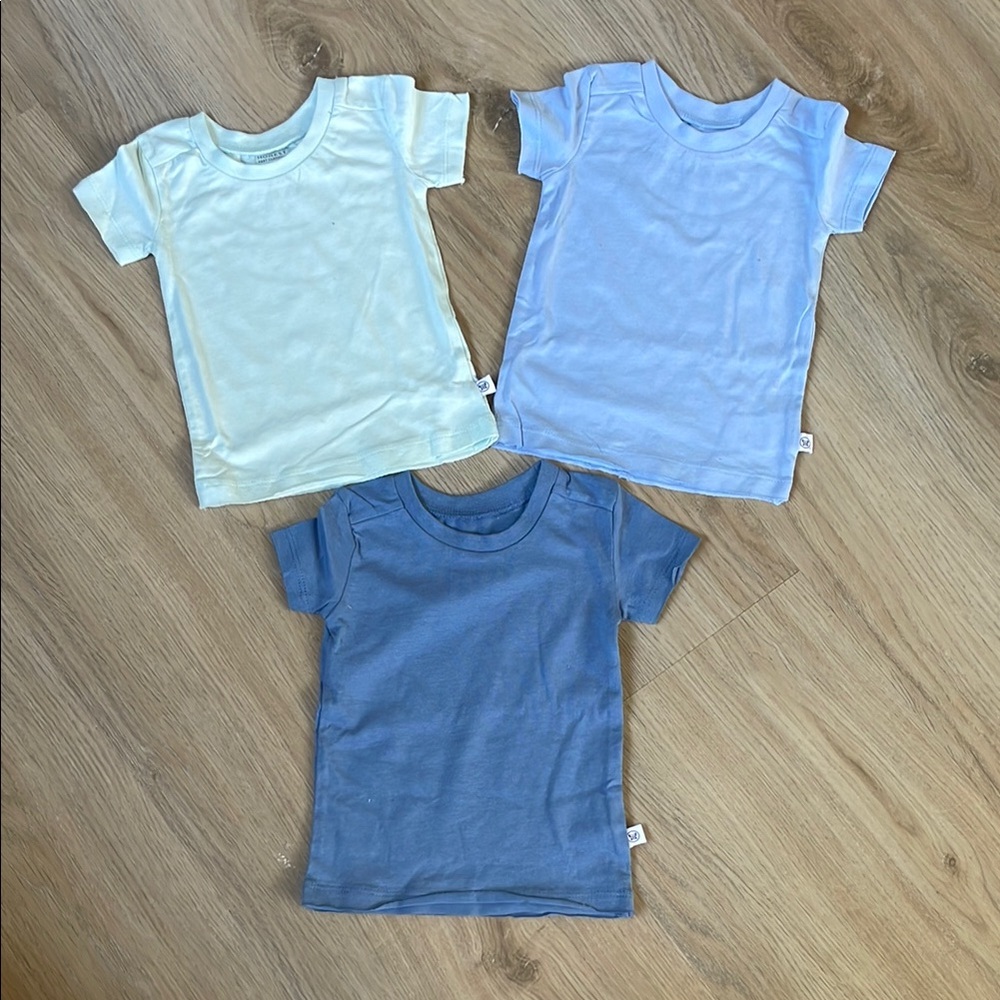 The Honest Company 100% Organic Cotton Short Sleeve Tees - 9 shirts! - Picture 8 of 11